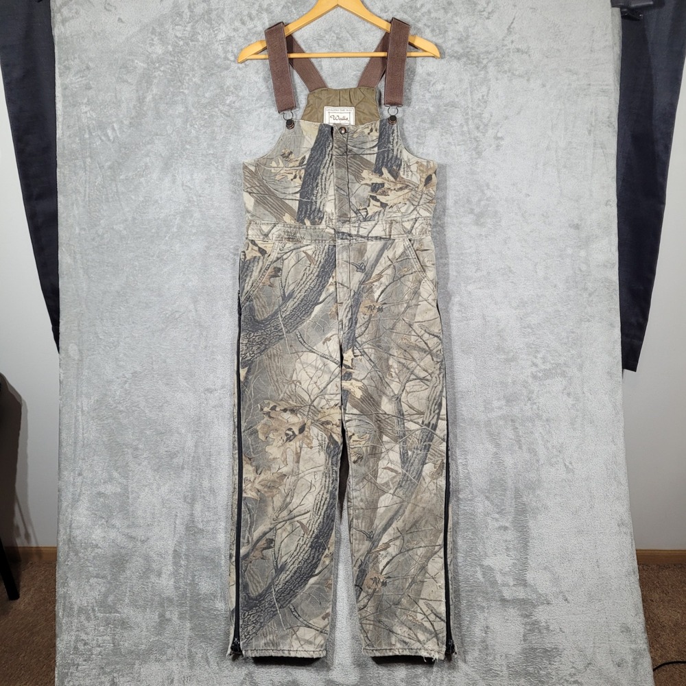 Vintage Walls Youth 18 Realtree Hardwoods Camo Insulated Bib Overalls Hunting
